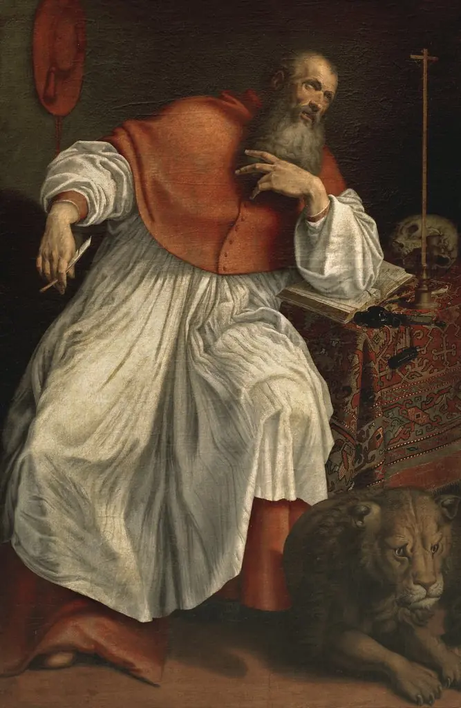Saint Jerome, by Antonio Campi, unspecified, 1566