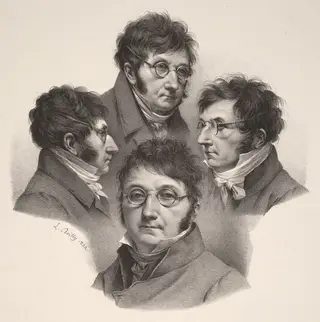 Self-Portrait, by Louis-Léopold Boilly, ink, 1832