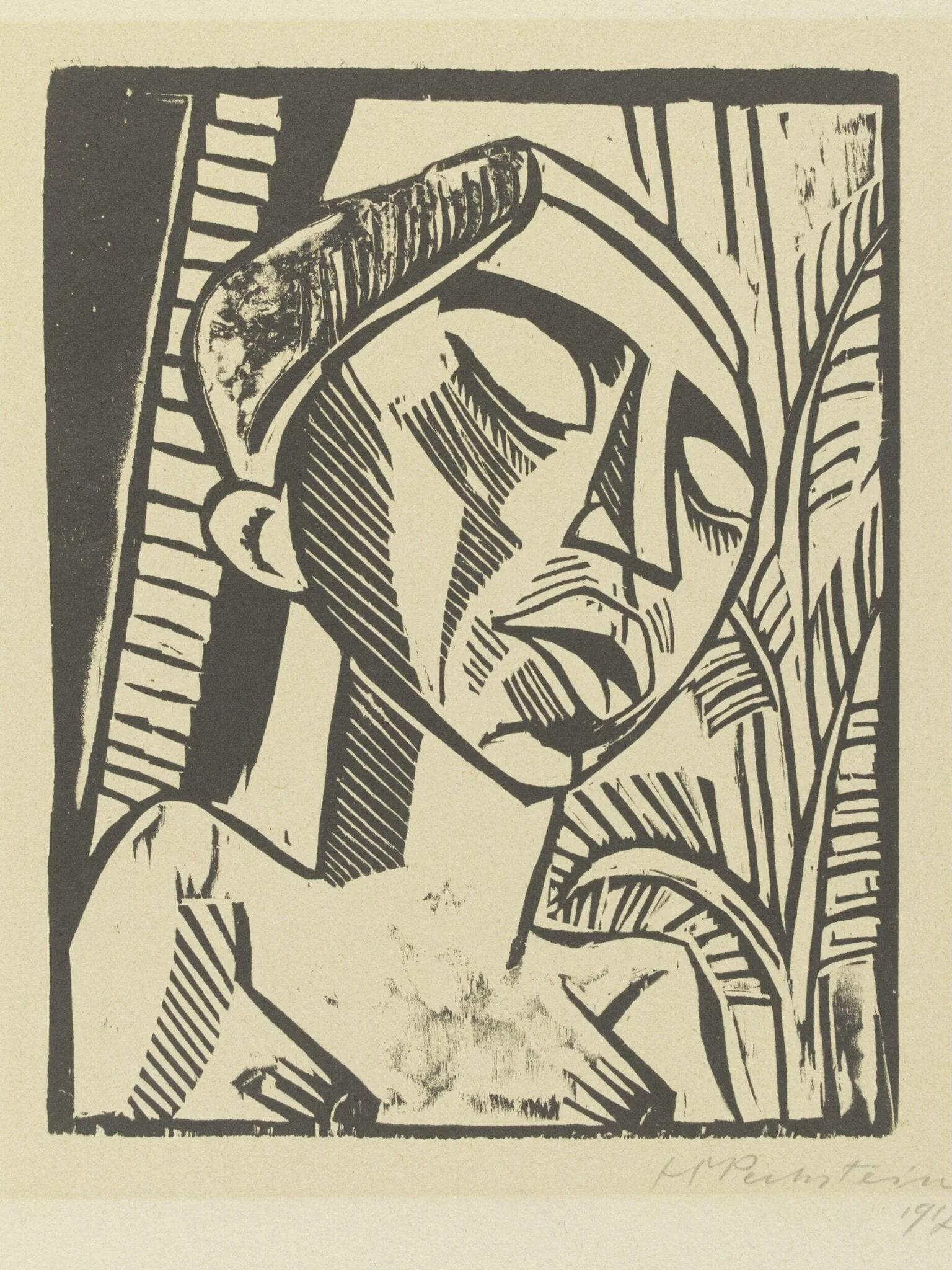 The African, detail