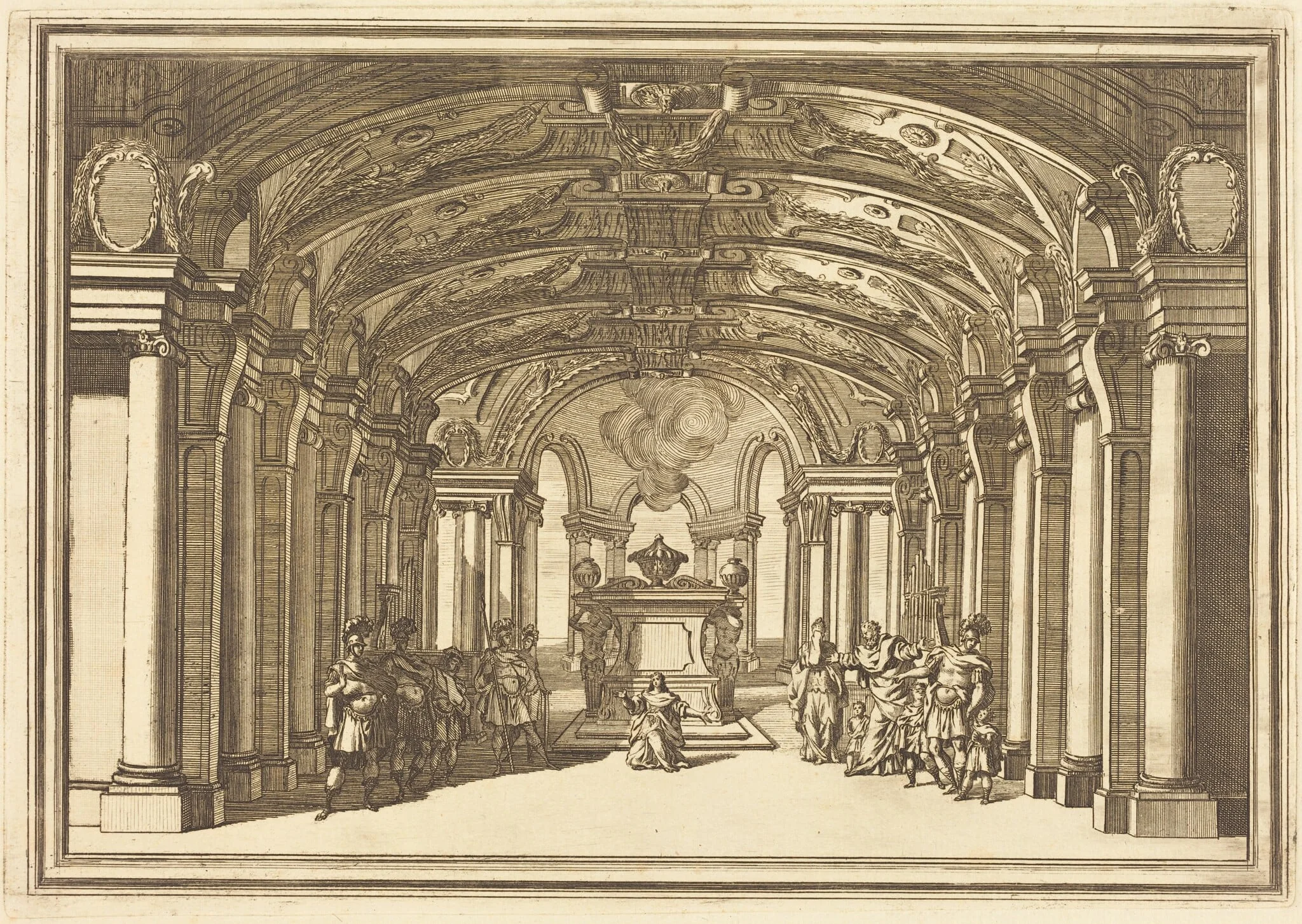 Il Greco in Troia: Plate 8, detail