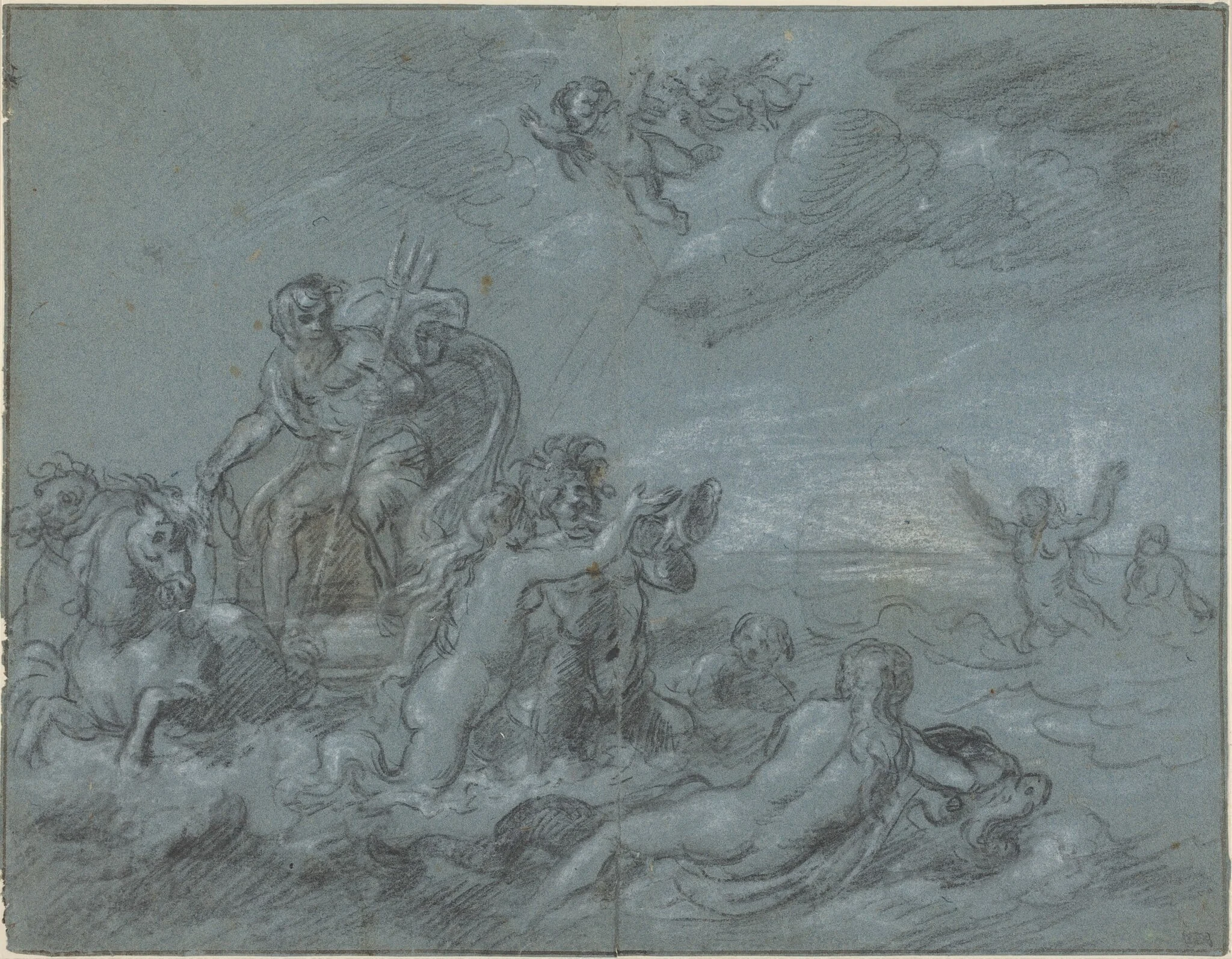 The Triumph of Neptune, detail