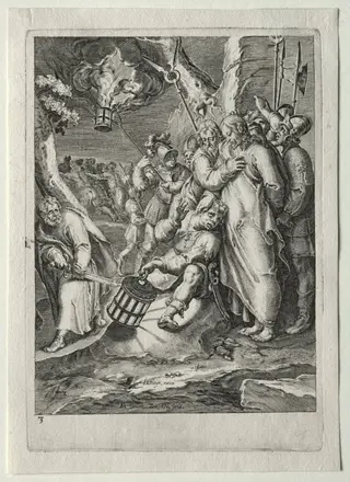 Passion Set:  The Treason of Judas, by Zacharias Dolendo, 1597