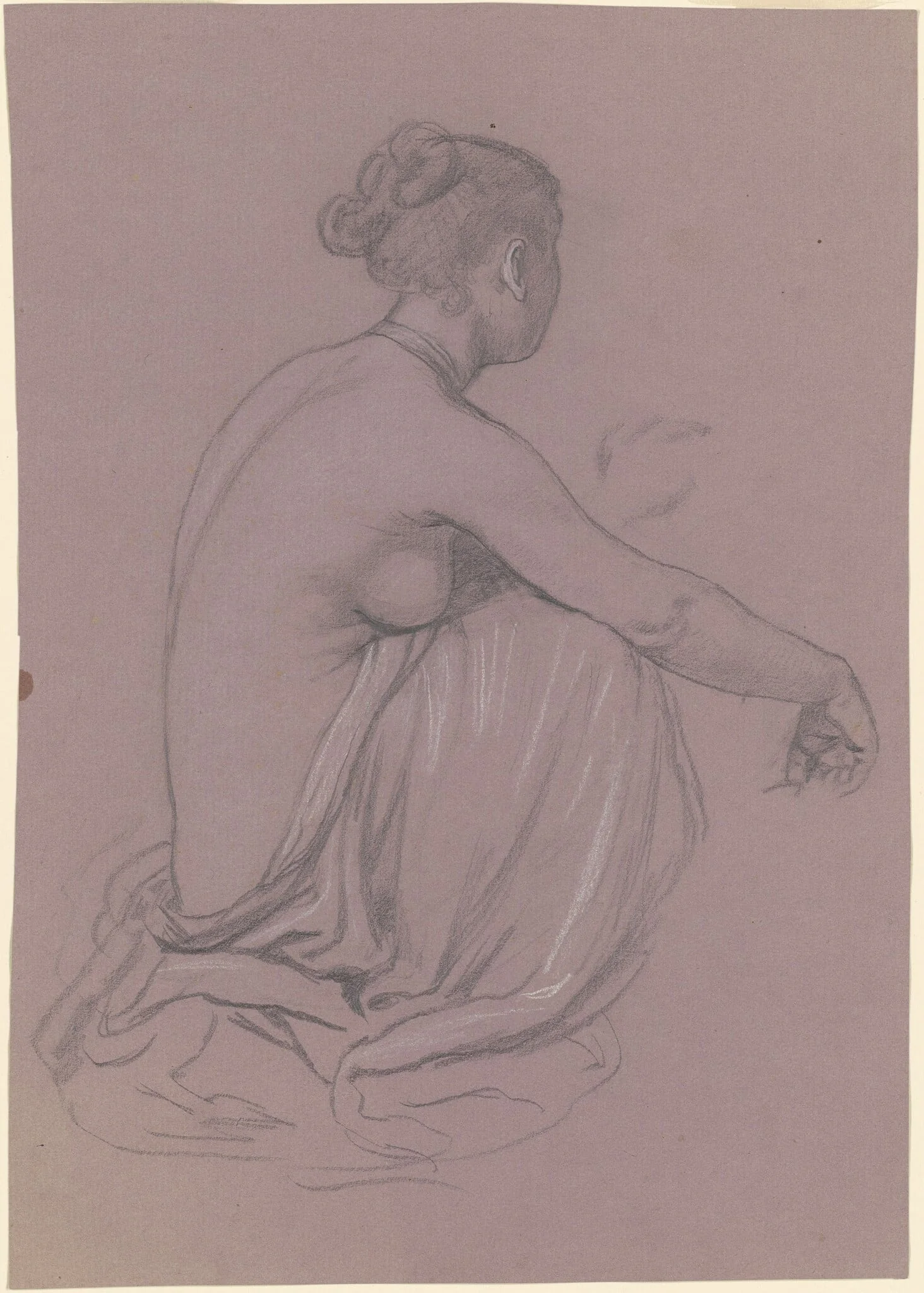 Study for "Greek Girls Bathing", detail