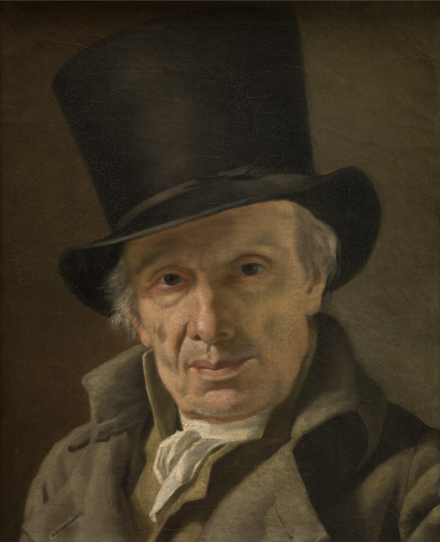 Man in a Hat, detail