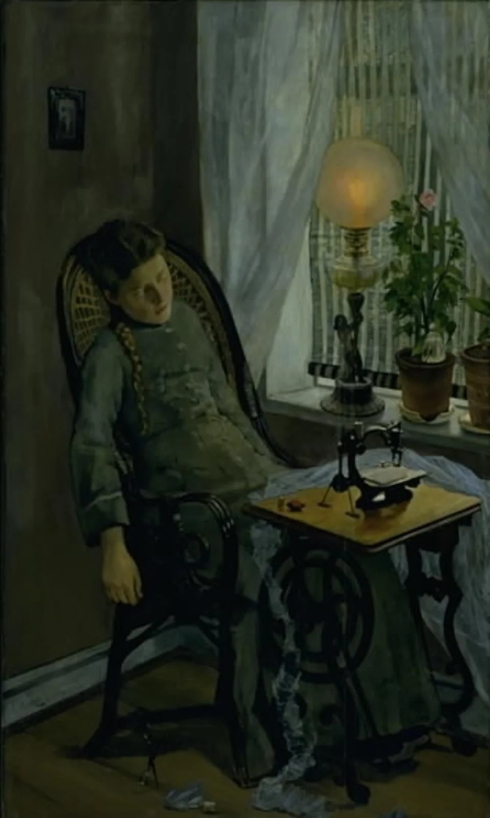 The Seamstress, detail