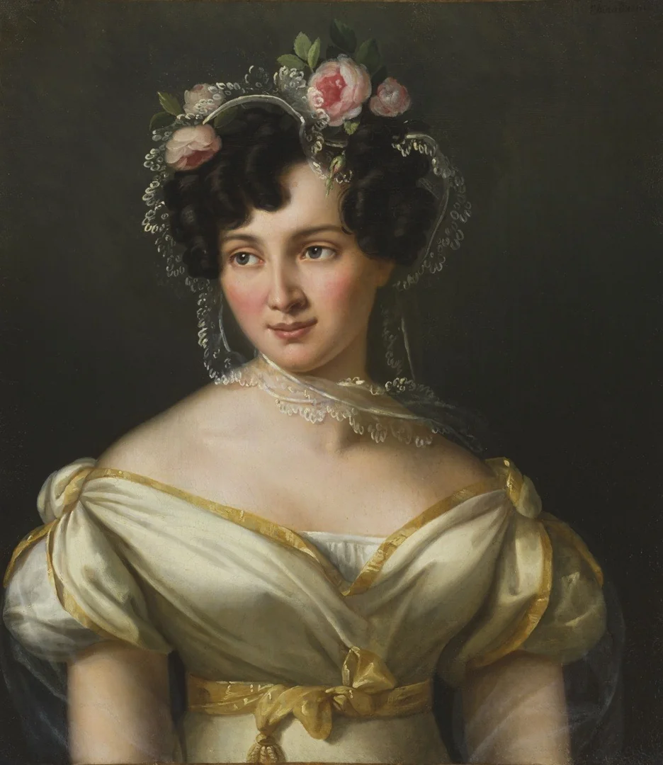 Portrait of Princess Anna Nikolayevna, detail