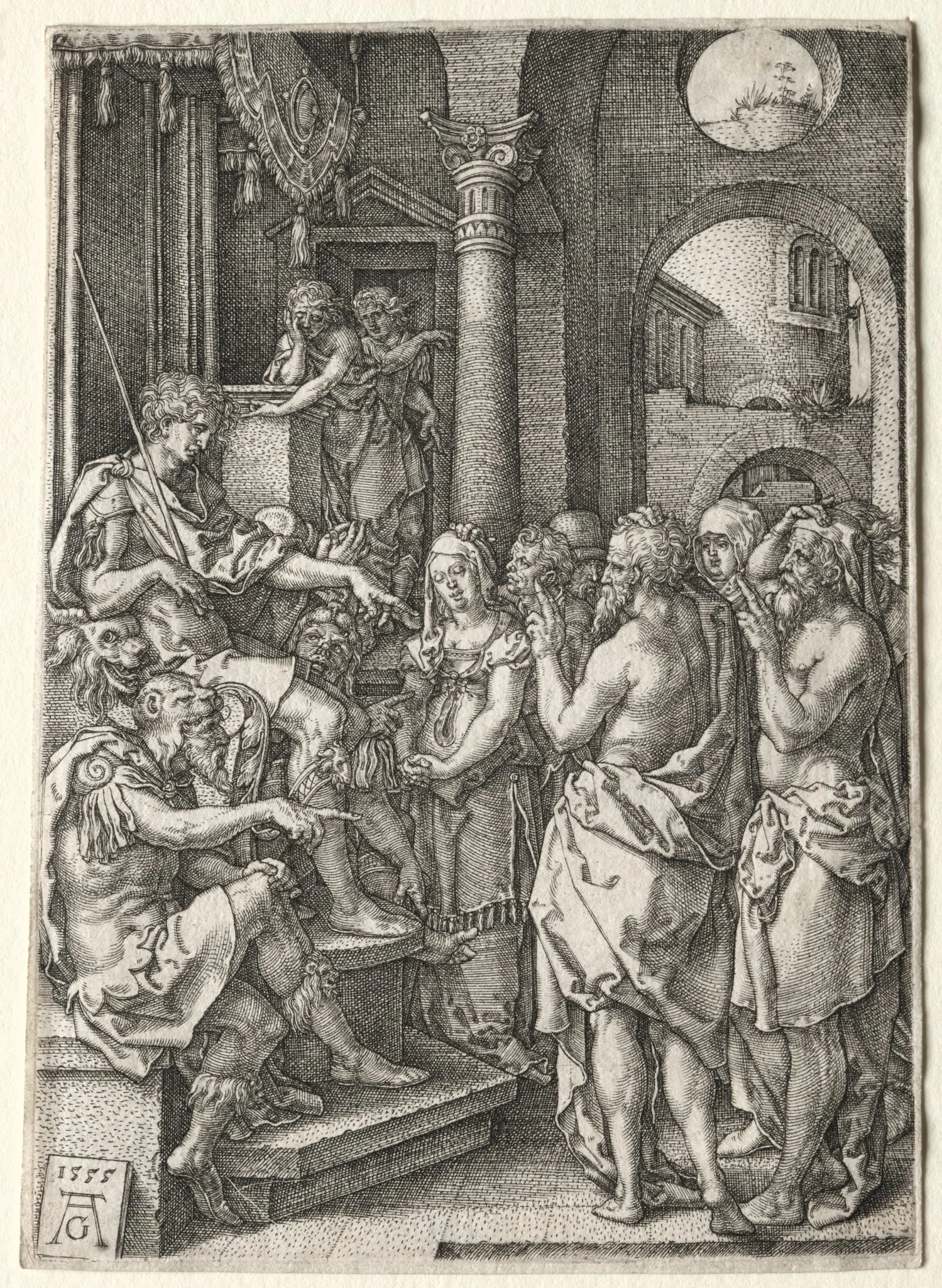 The Story of Susanna: Susanna Accused of Adultery, detail