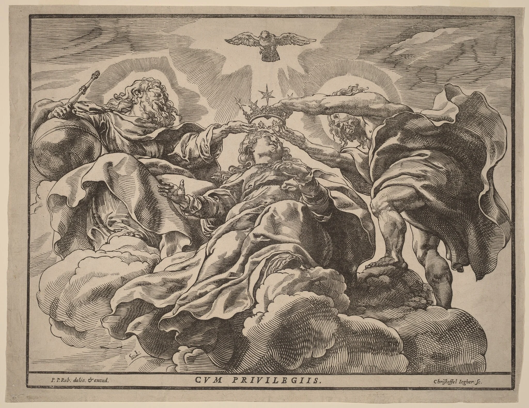 Coronation of the Virgin, detail