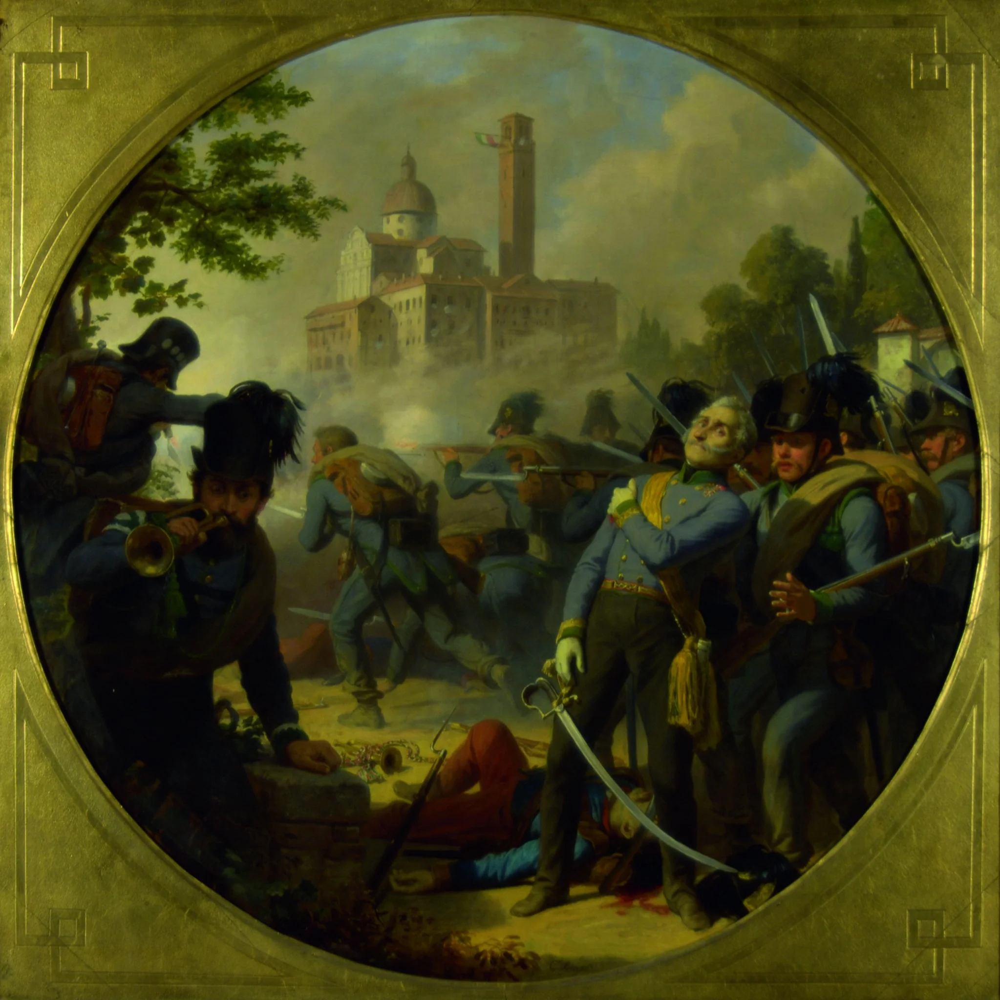 The capture of Vicenza in 1848, detail