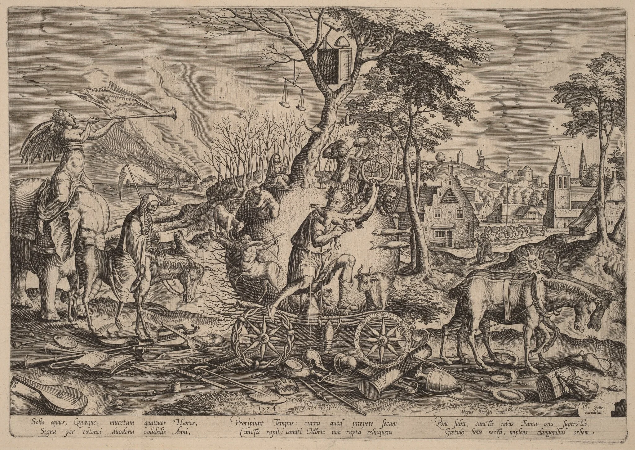 The Triumph of Time, detail
