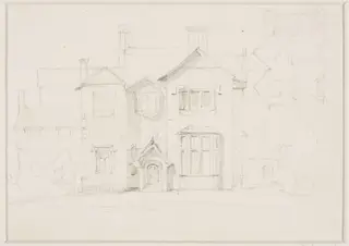 Front of a house, by Thomas Sidney Cooper, 1850