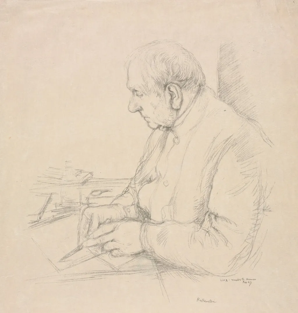 Sir Francis Seymour Haden, by William Rothenstein, 1897