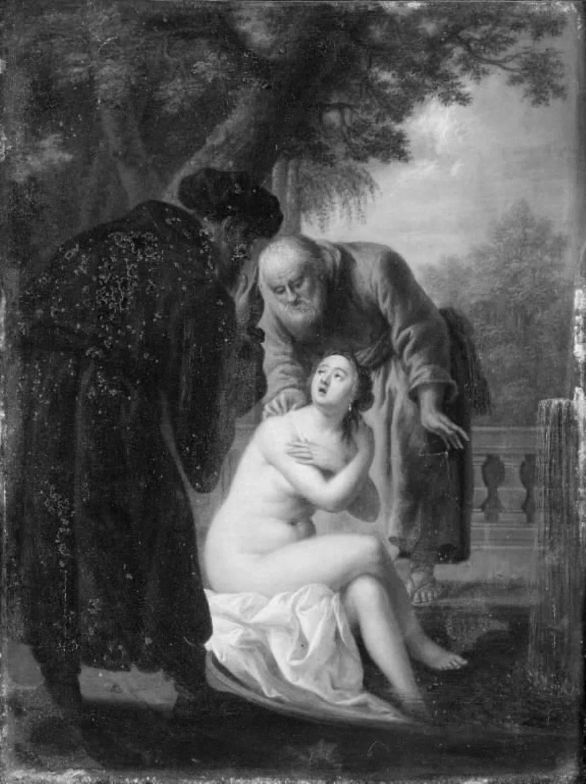 Susanna and the Elders, detail