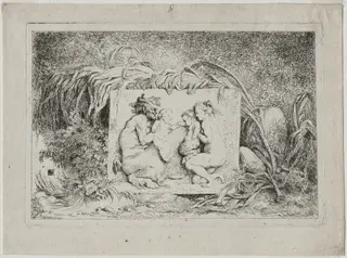 Bacchanales: The Satyr's Family, by Jean Honoré Fragonard, 1763