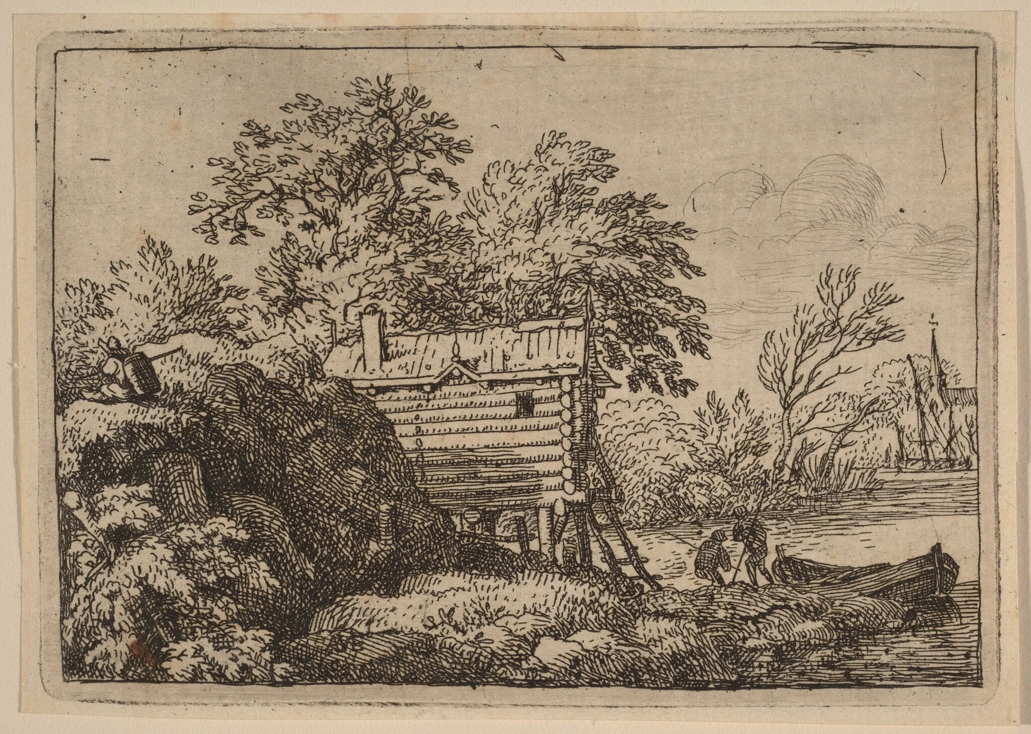Fisherman's Hut, detail