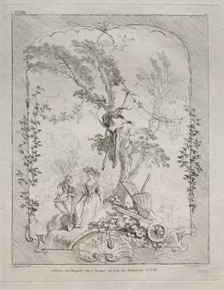 The Proposal, by François Boucher, 1730
