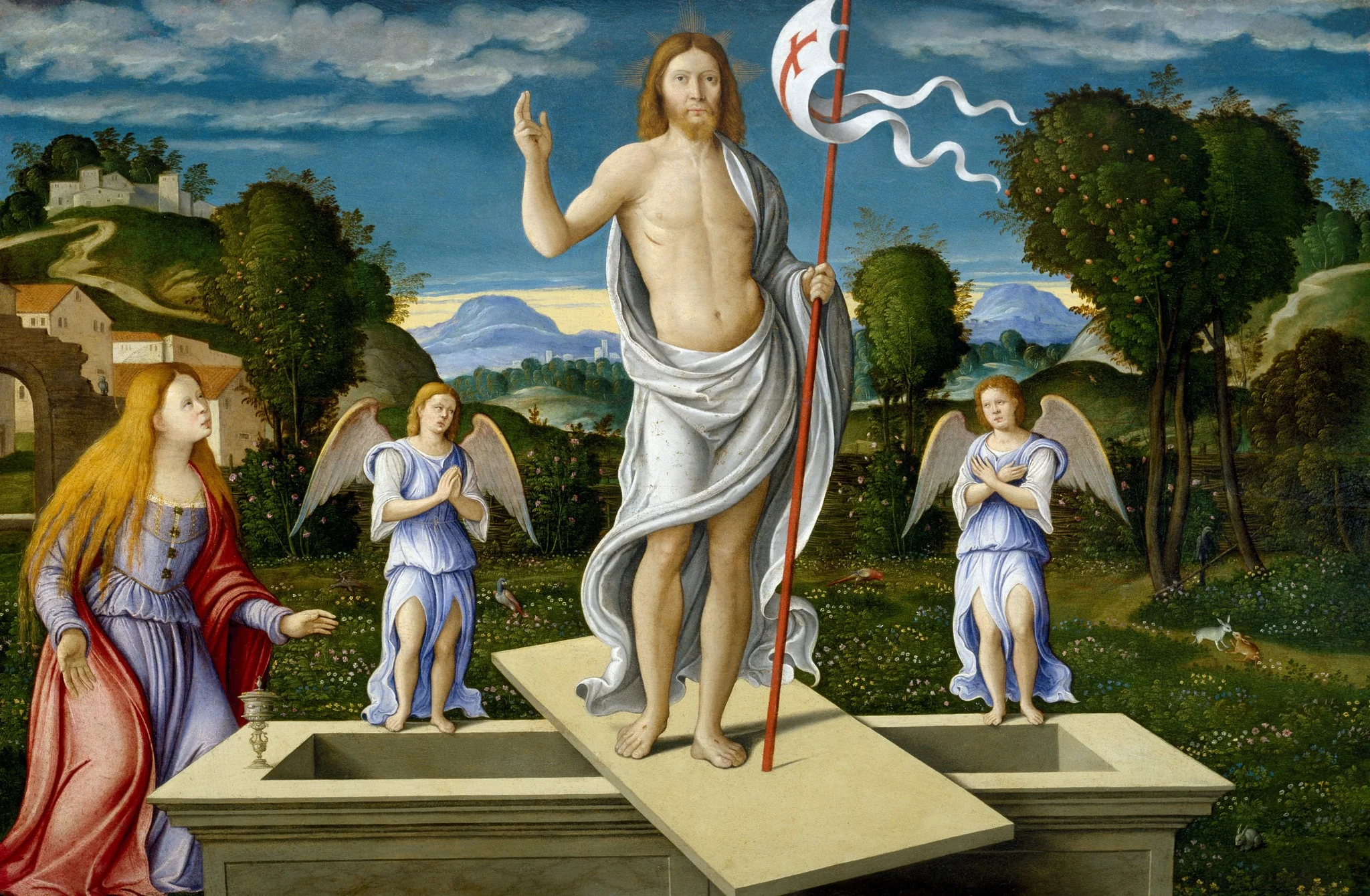 The Resurrection, detail