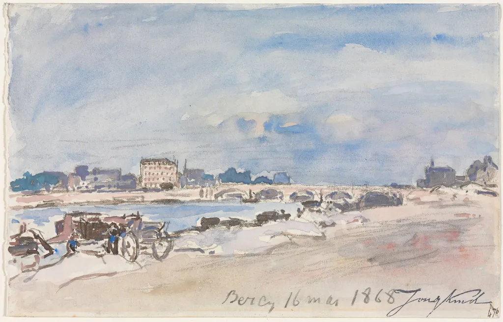 Bercy, by Johan Jongkind, 1868
