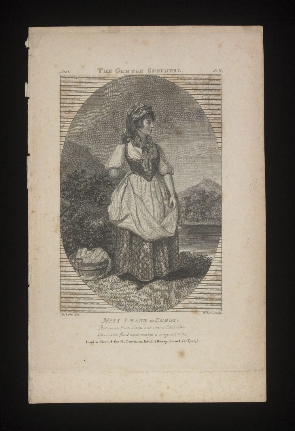 Miss Leake as Peggy, by Richard Wilson