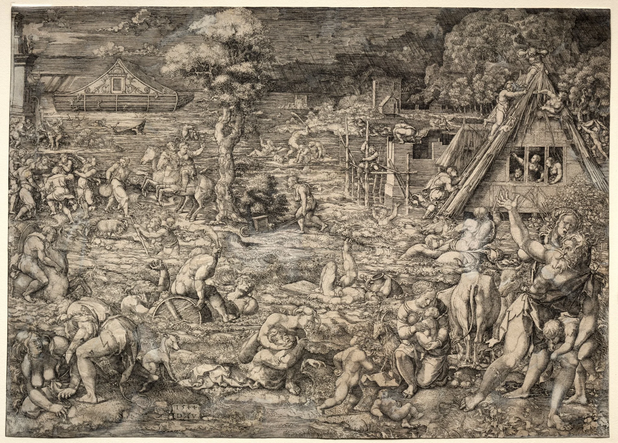 The Deluge, detail
