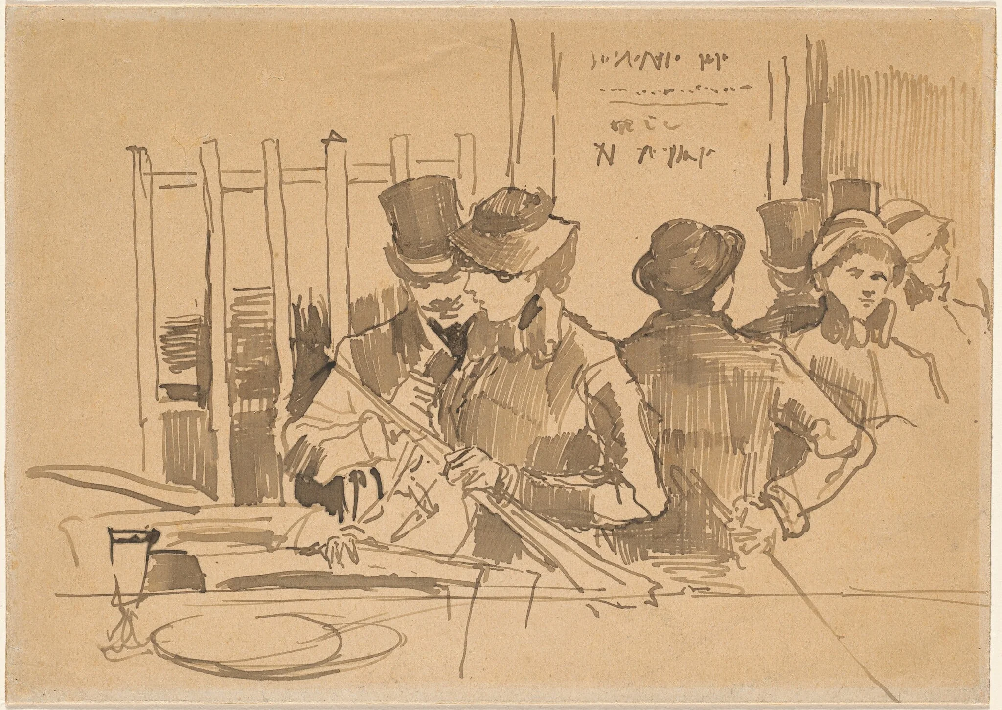 The Railway Restaurant, detail
