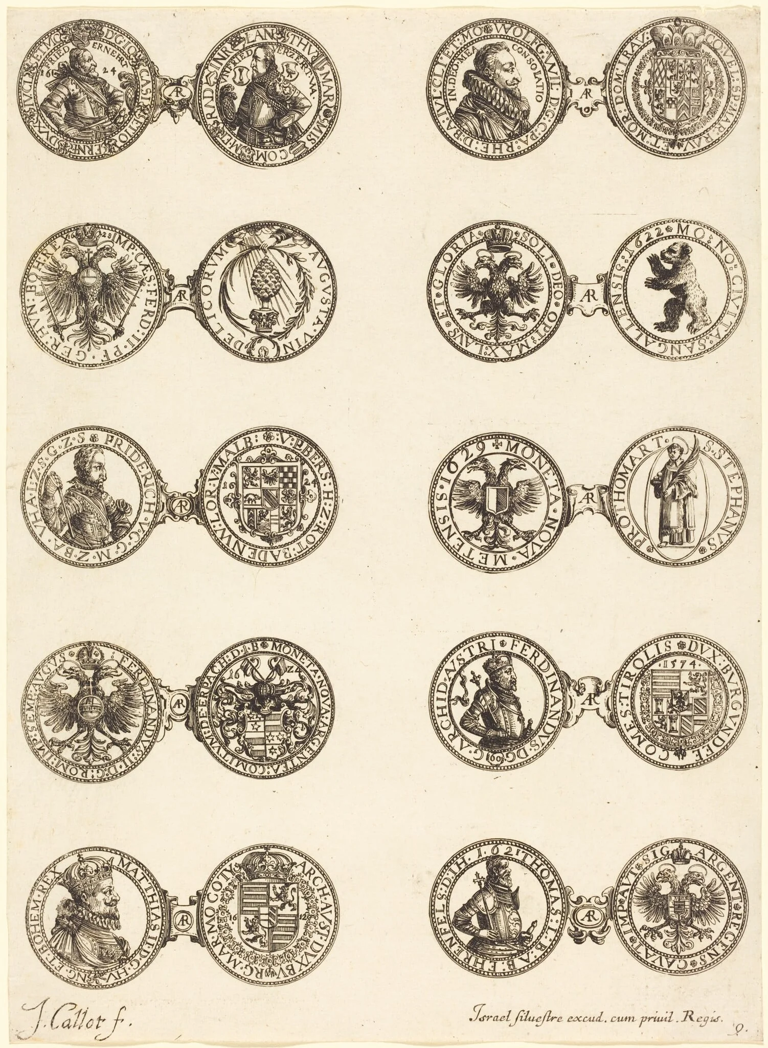 Coins [plate 9], detail