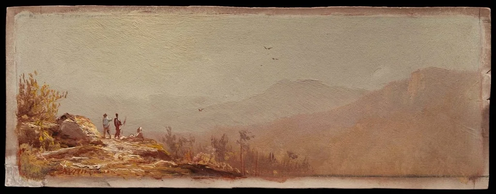 Mountainous Landscape, detail