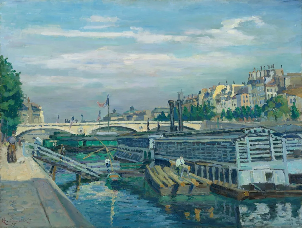 The Bridge of Louis Philippe, by Armand Guillaumin, oil, 1875