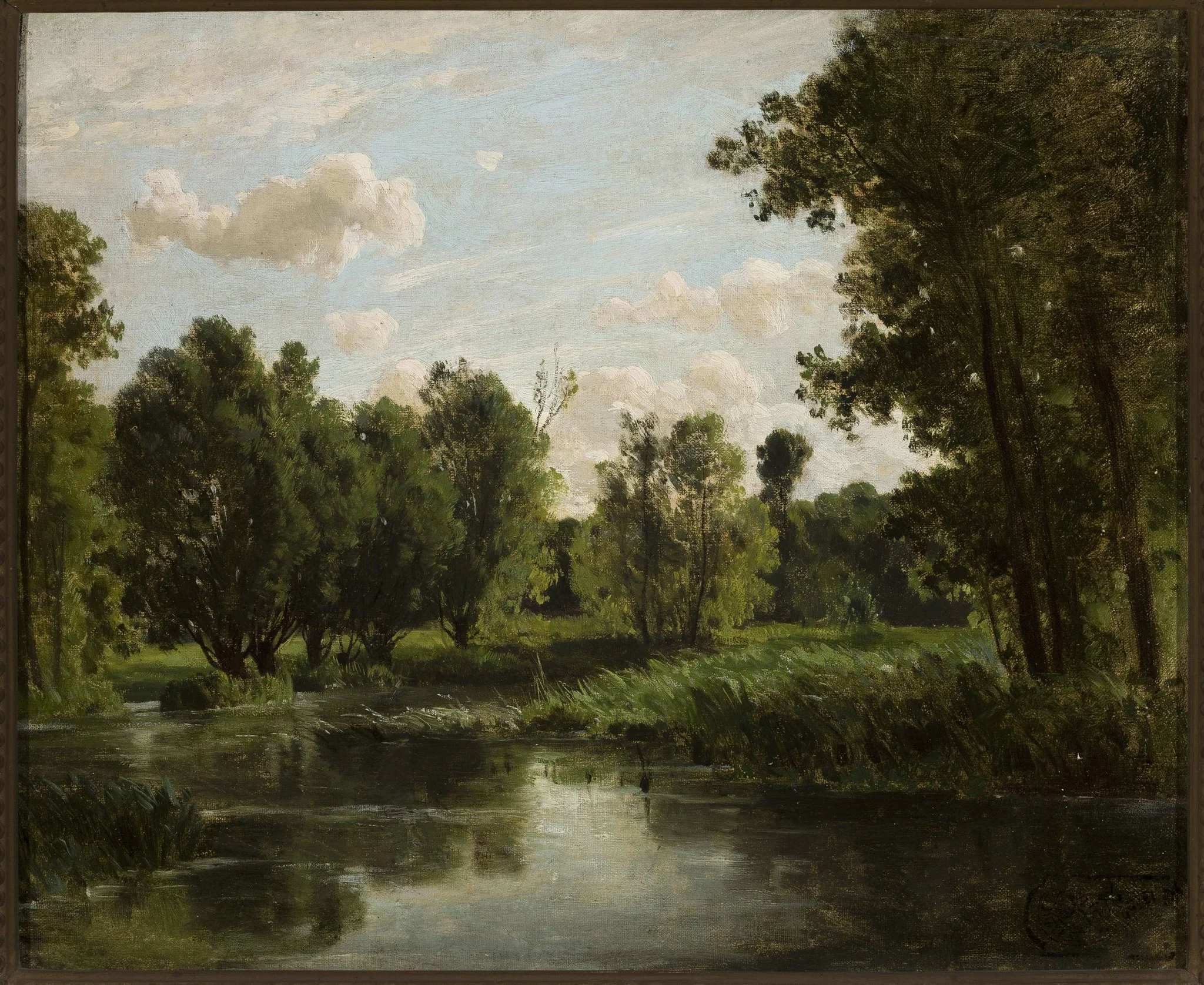 Lake in the forest, detail