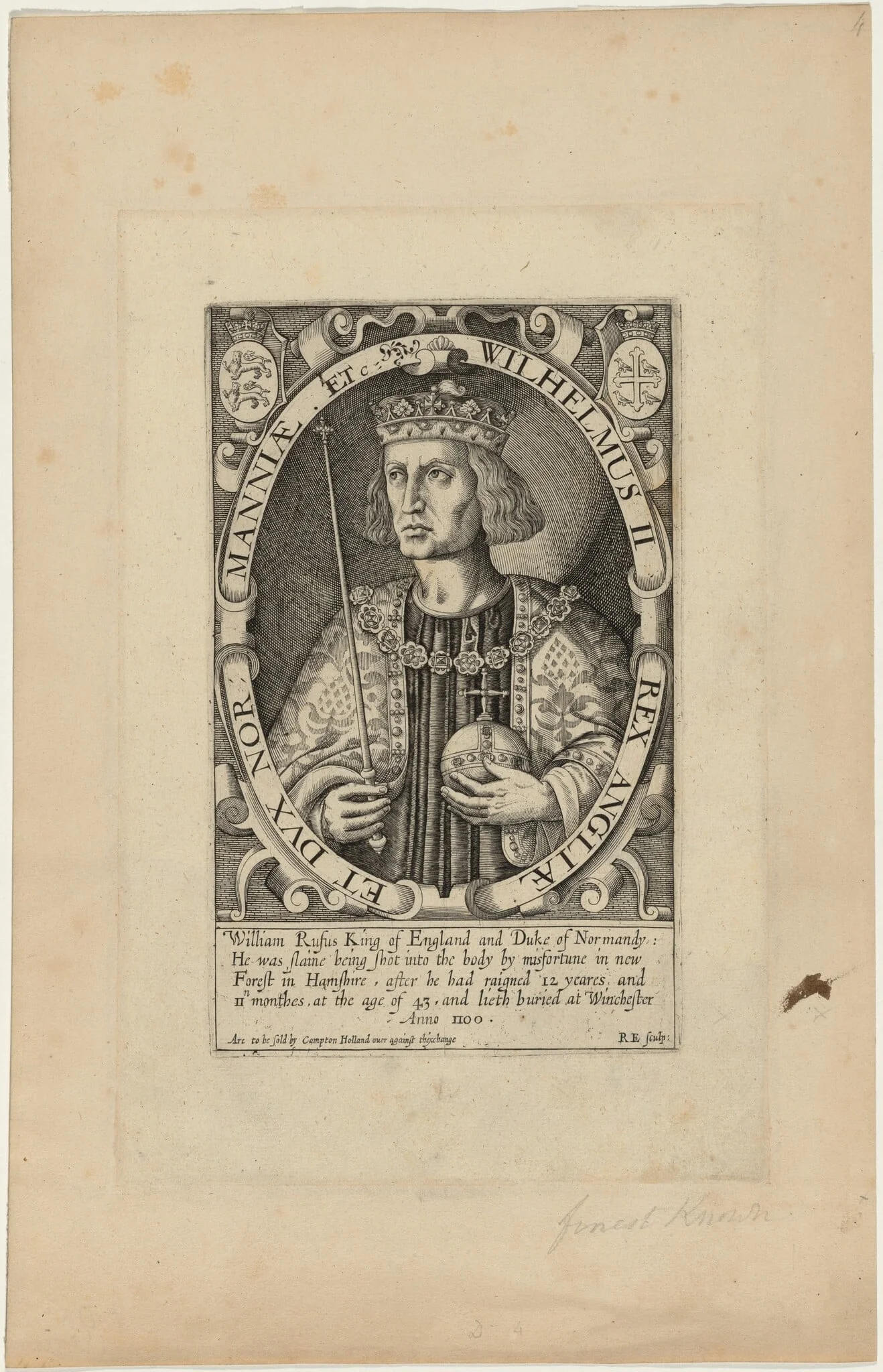 William II, detail