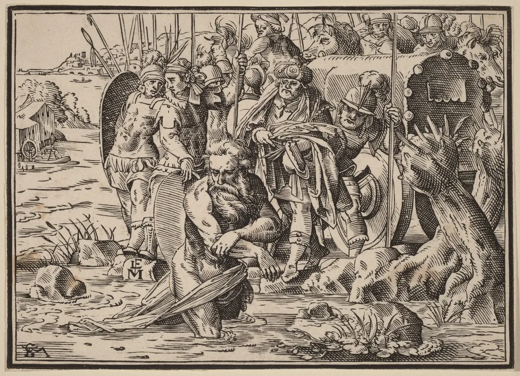 The Martyrdom of Saint James (?), by Christoph Murer, ink, 1630
