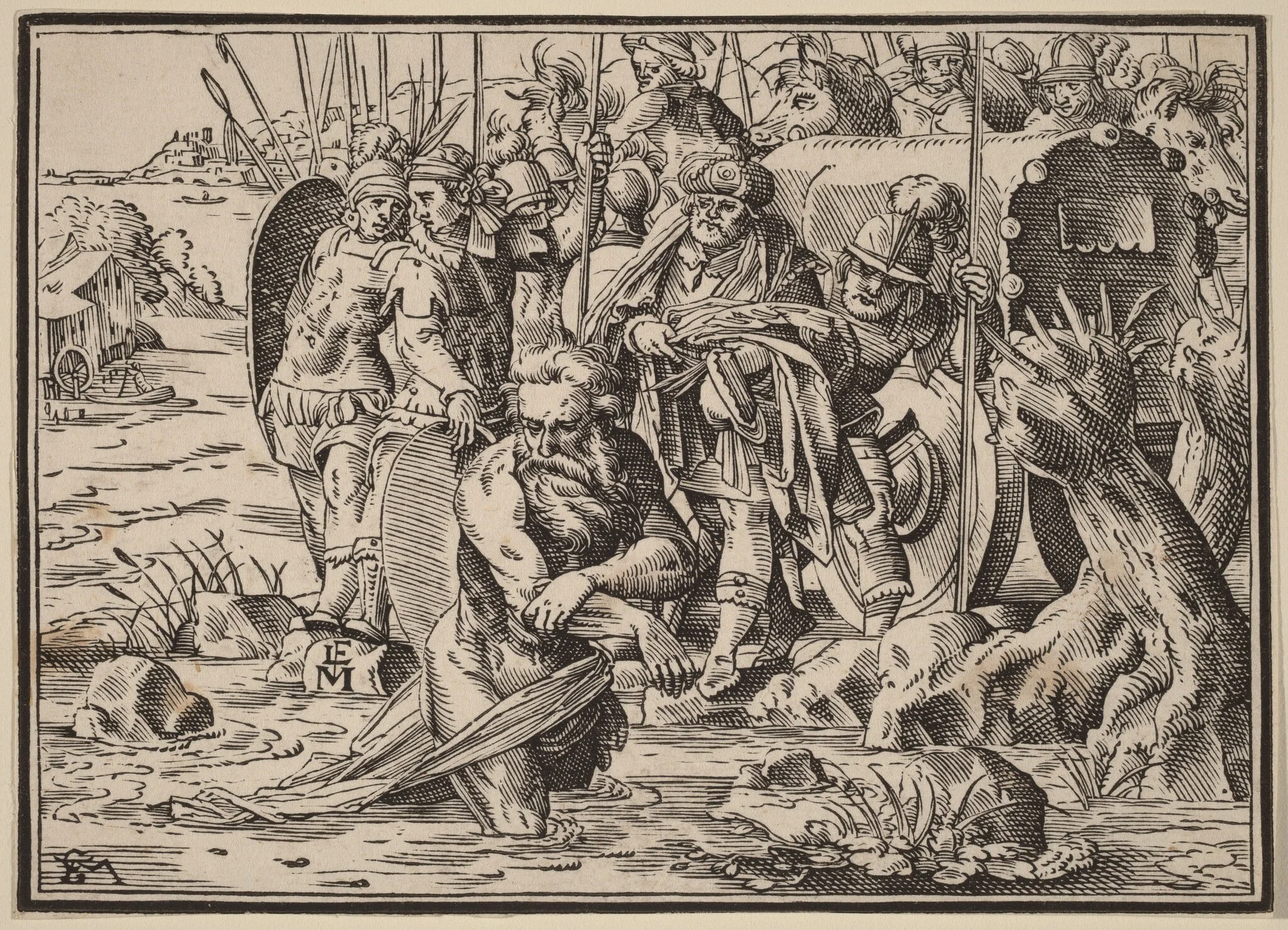 The Martyrdom of Saint James (?), detail