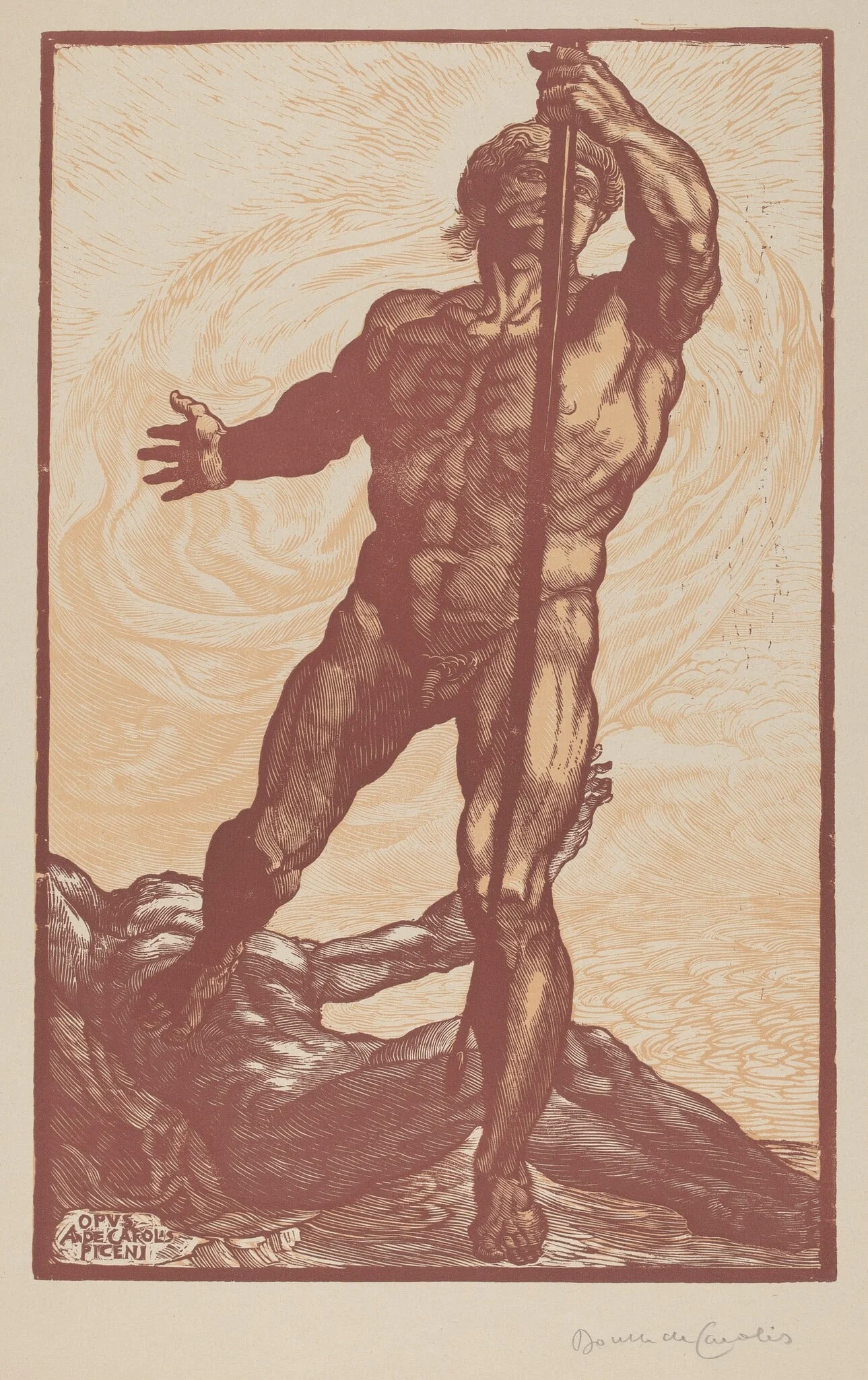 The Archer [L'Arciere], detail