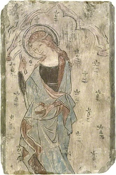 St Sidwell ? (or St Juthwara), detail
