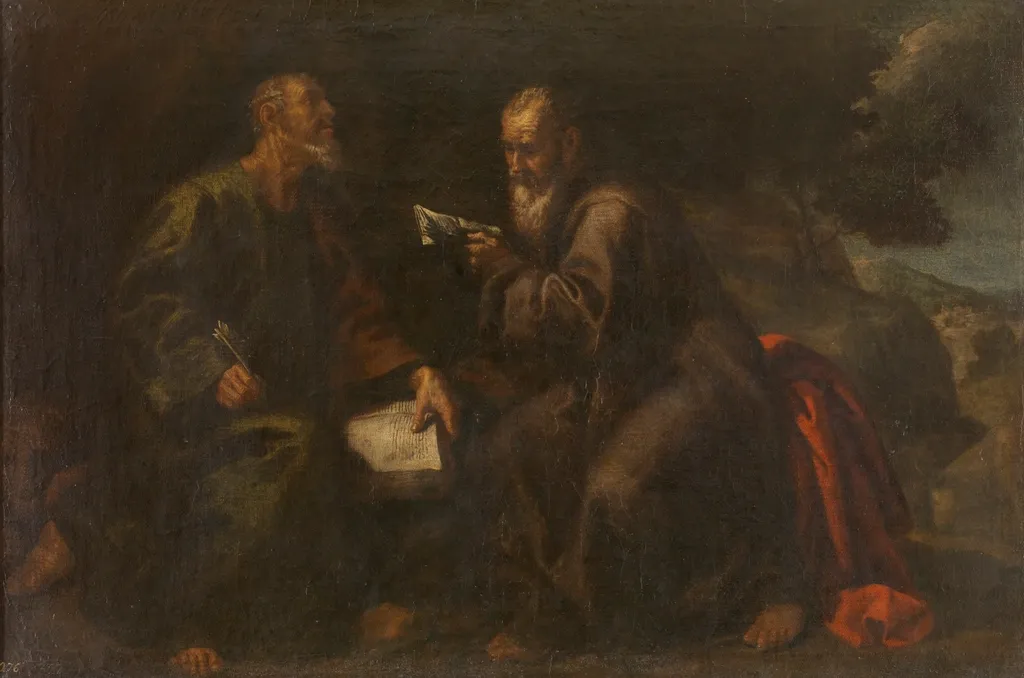 Saint Mark and Saint Luke, by Juan Ribalta, oil, 1625
