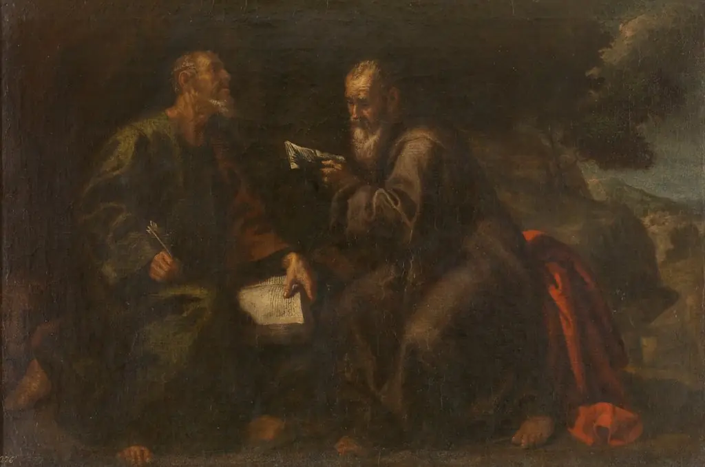 Saint Mark and Saint Luke, by Juan Ribalta, oil, 1625
