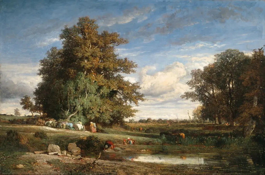 The Marsh, by Constant Troyon, oil, 1840
