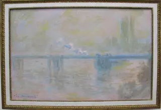 Charing Cross Bridge (overcast day), 1900, by Claude Monet, oil, 1900