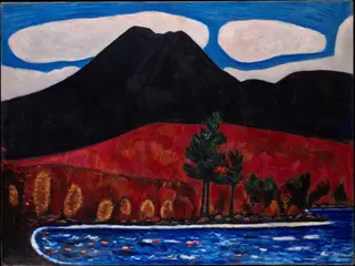 Mt. Katahdin, Maine, No. 2, by Marsden Hartley, oil, 1939