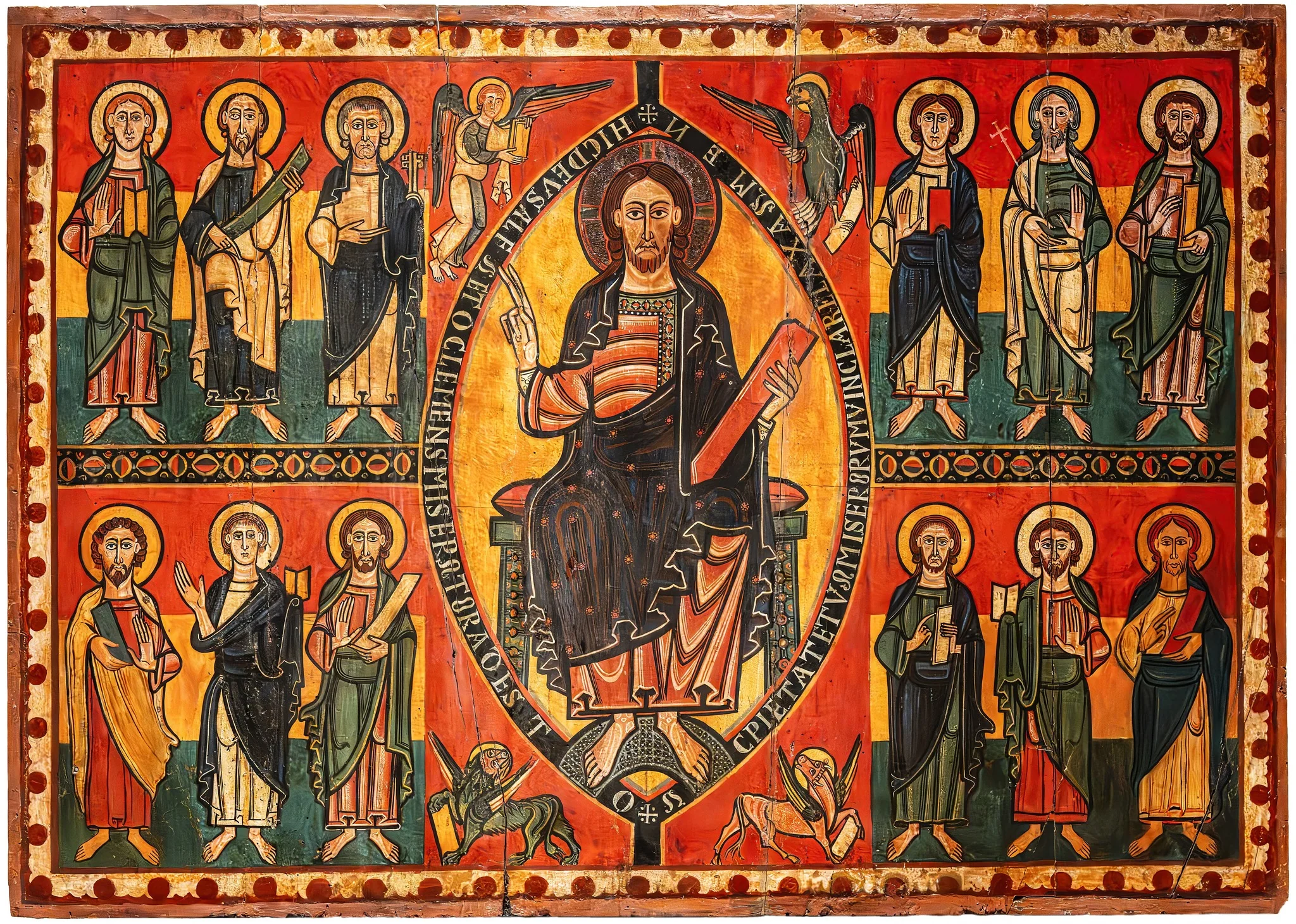 Altar frontal from Esquius, detail