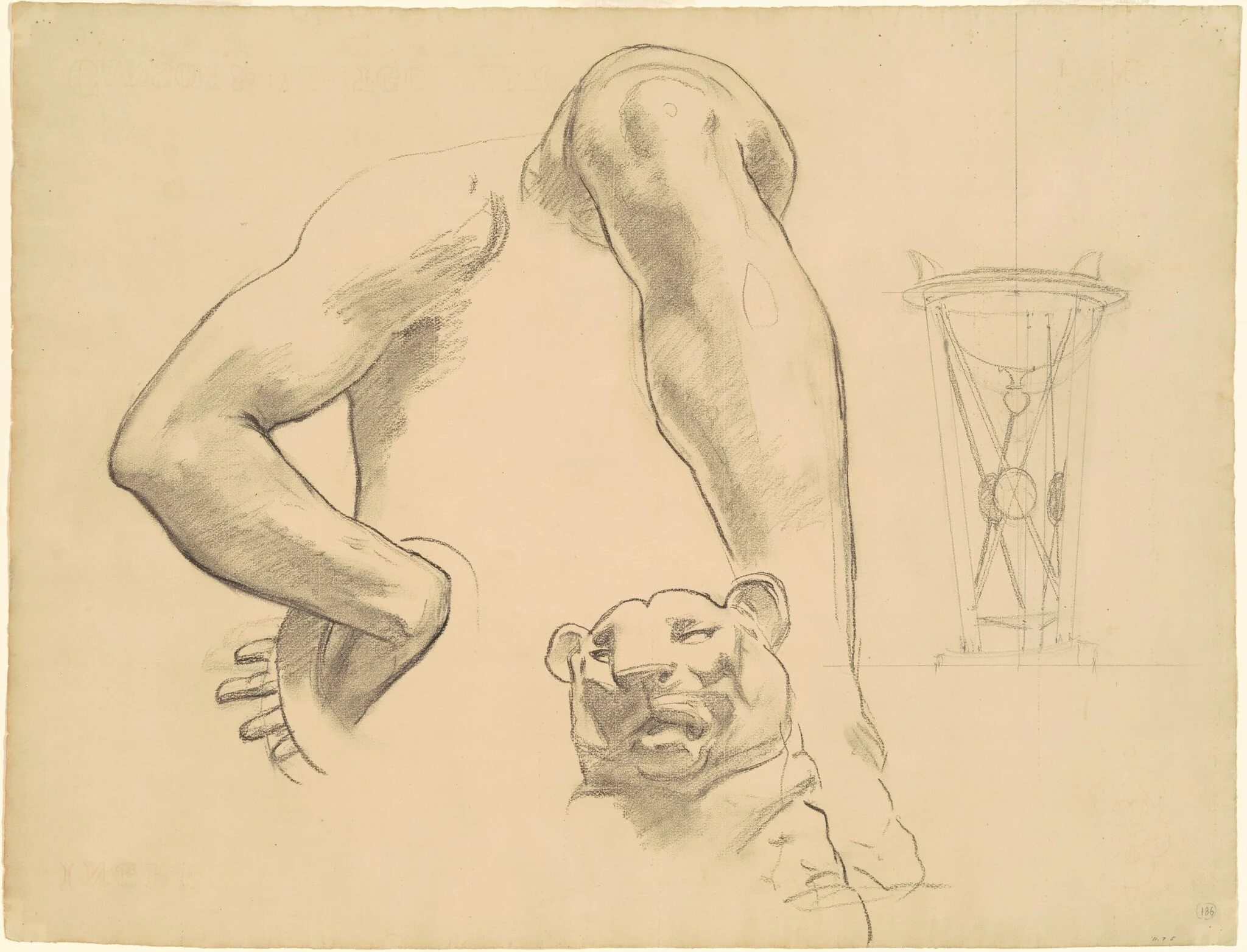 Studies for "Classic and Romantic Art", detail