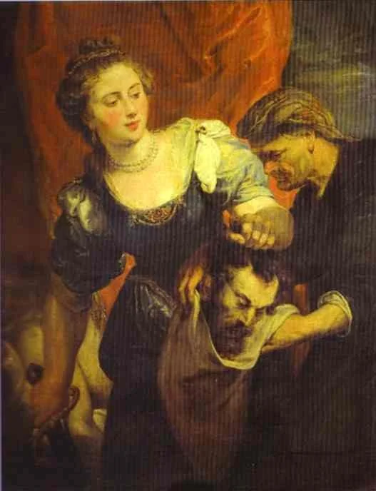 Portrait of Judith with the Head of Holofernes, detail