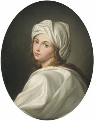 Portrait of Beatrice Cenci, detail