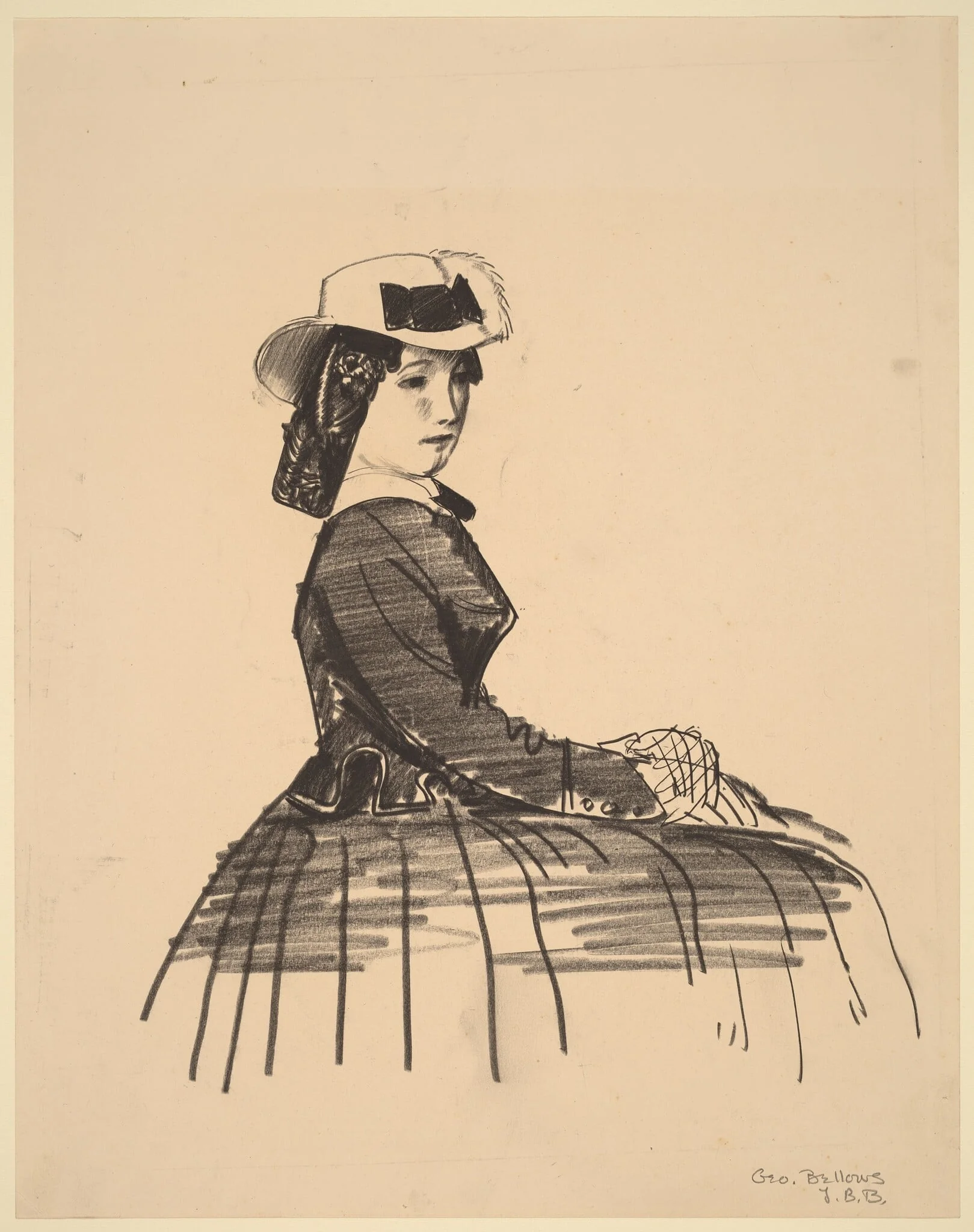 An Irish Girl, detail