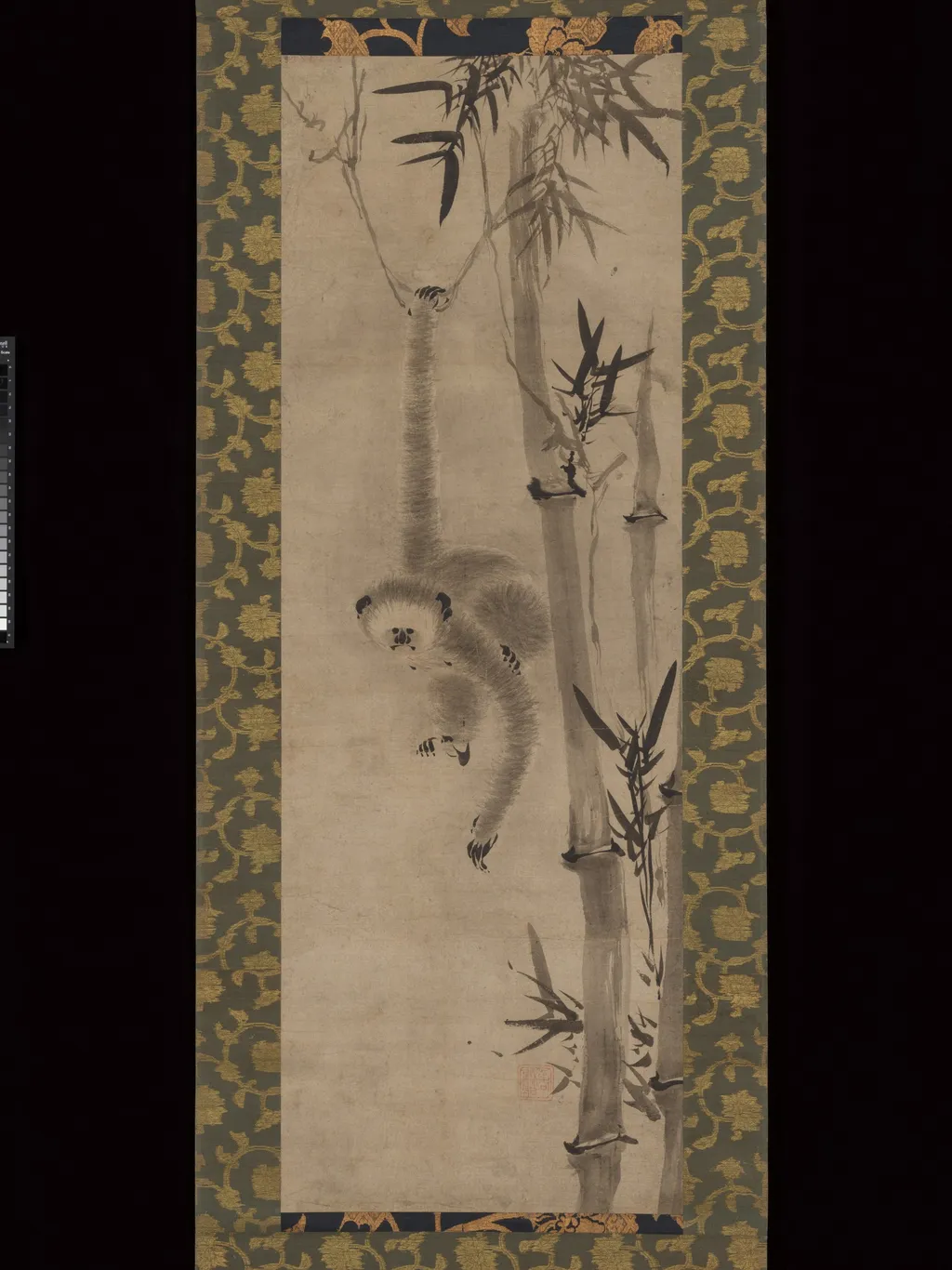 Gibbon and Bamboo, by Sesson Shūkei, unspecified, 1546
