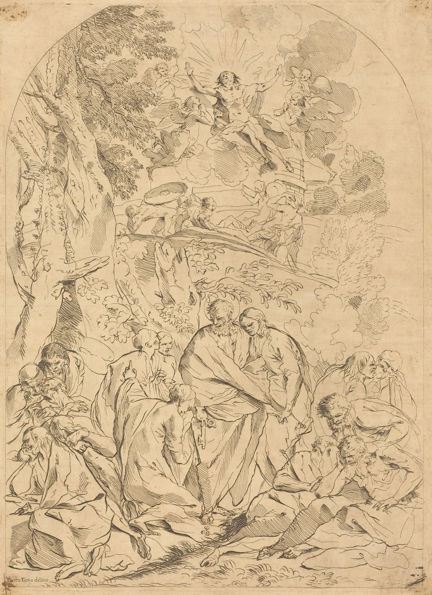 The Resurrection, detail