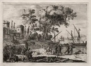 The Draughtsman, by Claude Lorrain, 1650