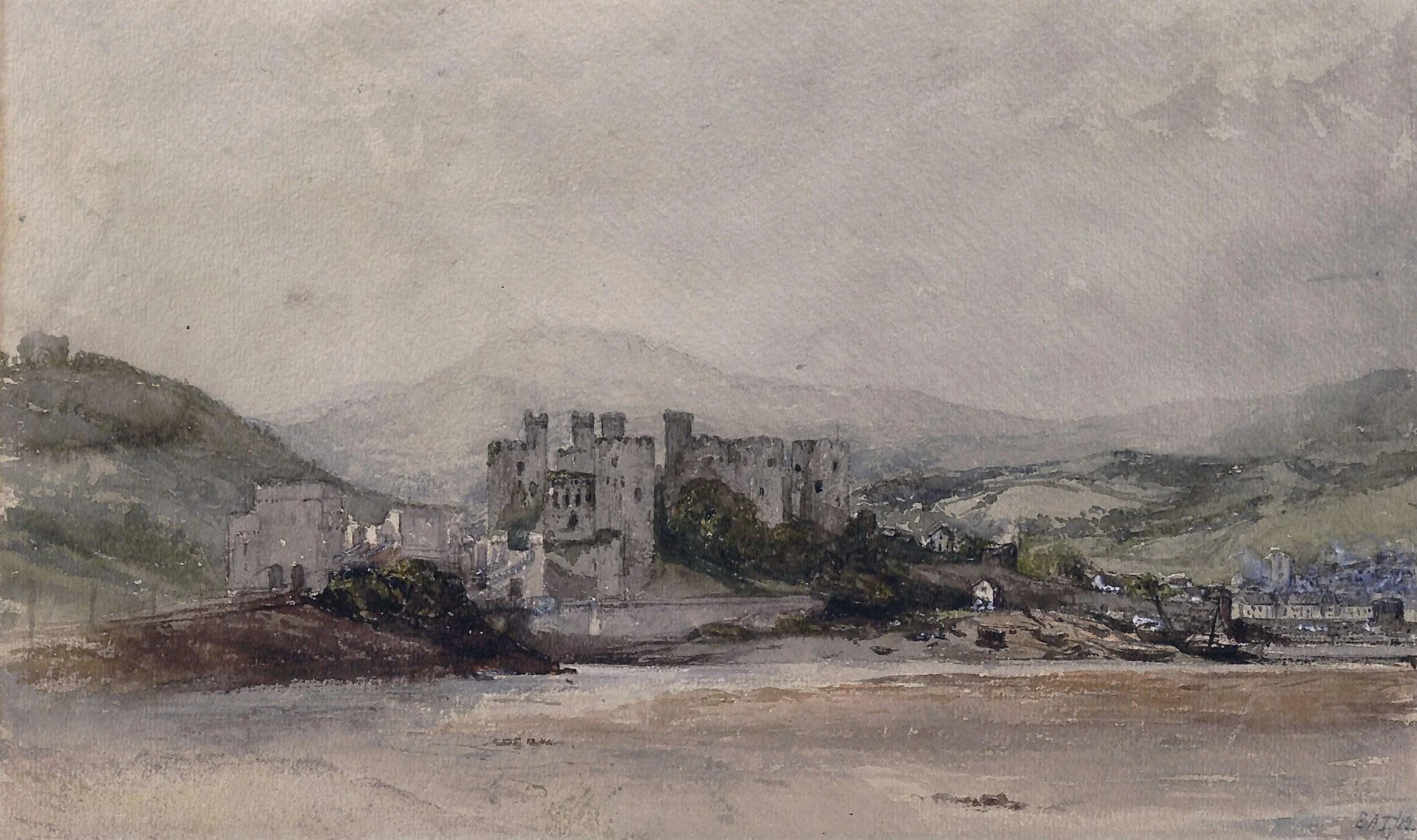 Conway Castle, detail