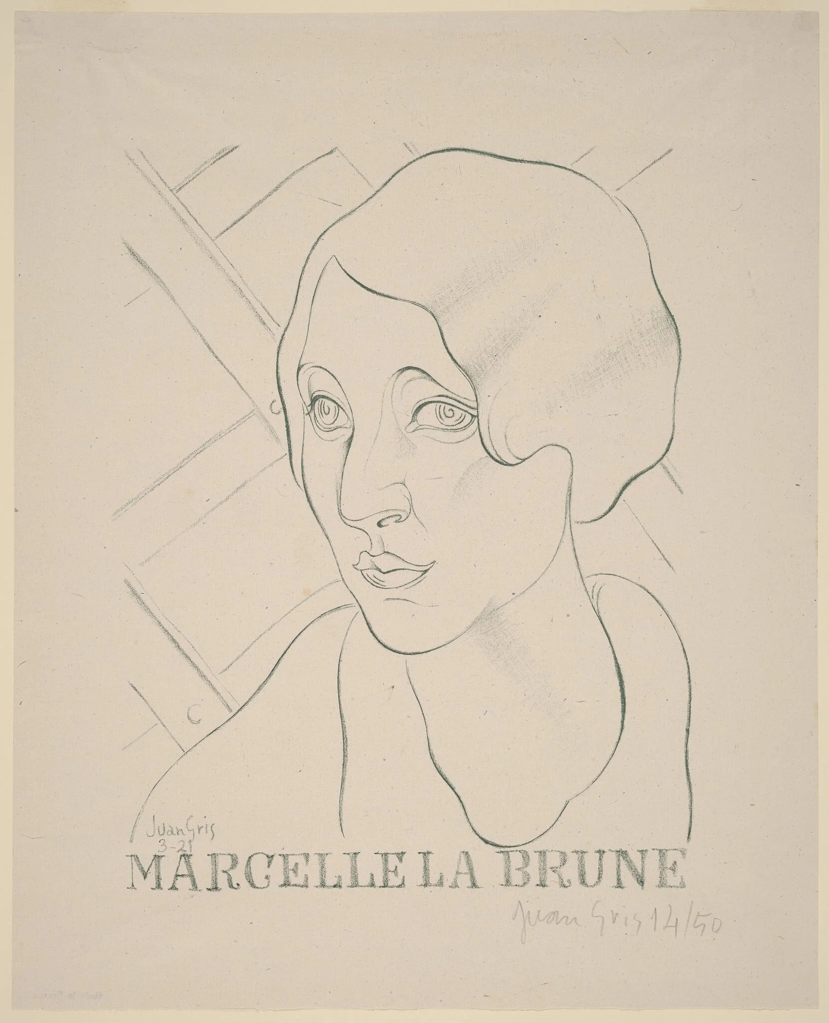 Marcelle la Brune, detail