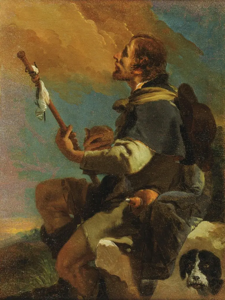 Saint Roch, by Giovanni Battista Tiepolo, unspecified, 1743